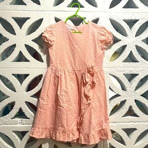Cute pink Bonnie Jean eyelet dress size 6
